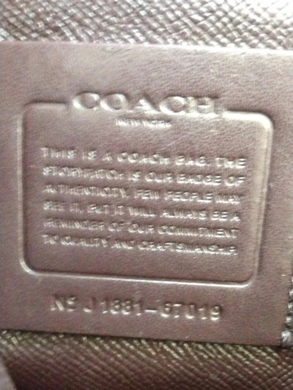 Coach Red Pebbled Leather Purse with Gold Logo